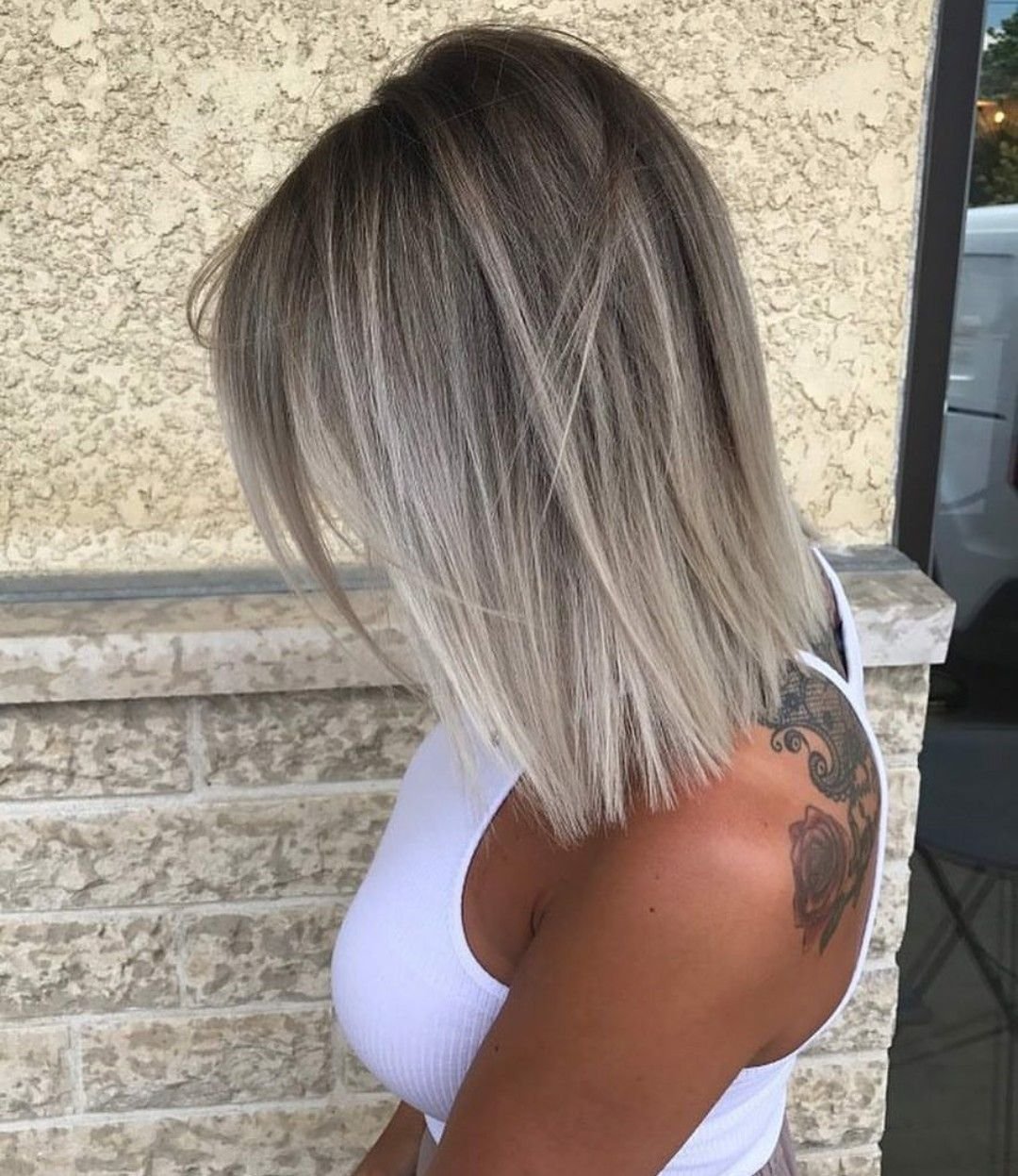 Колорирование волос седых волос