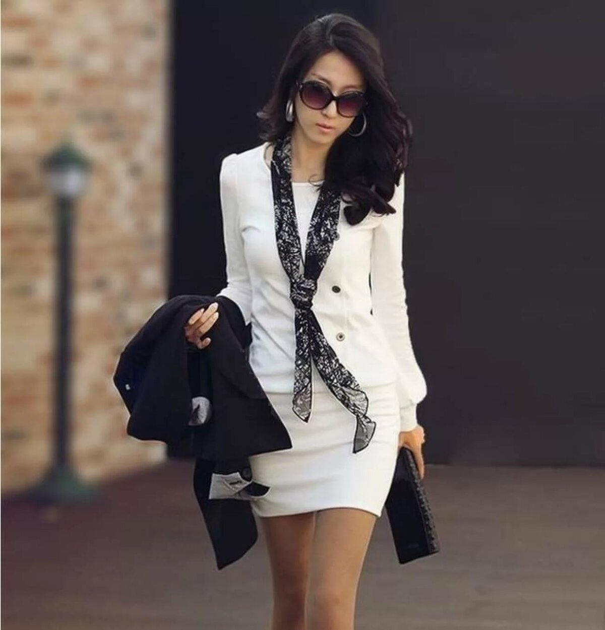 Платье пиджак стрит стайл