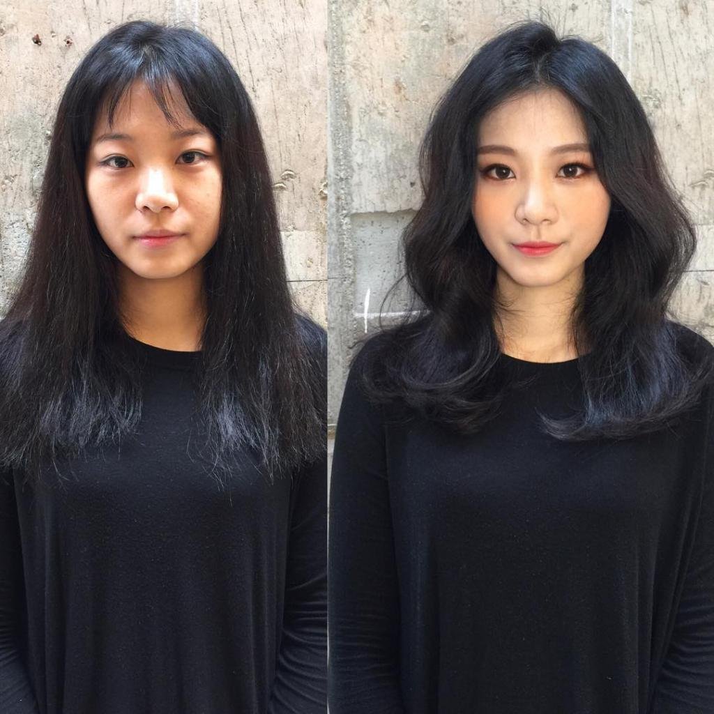 Кореянки без макияжа