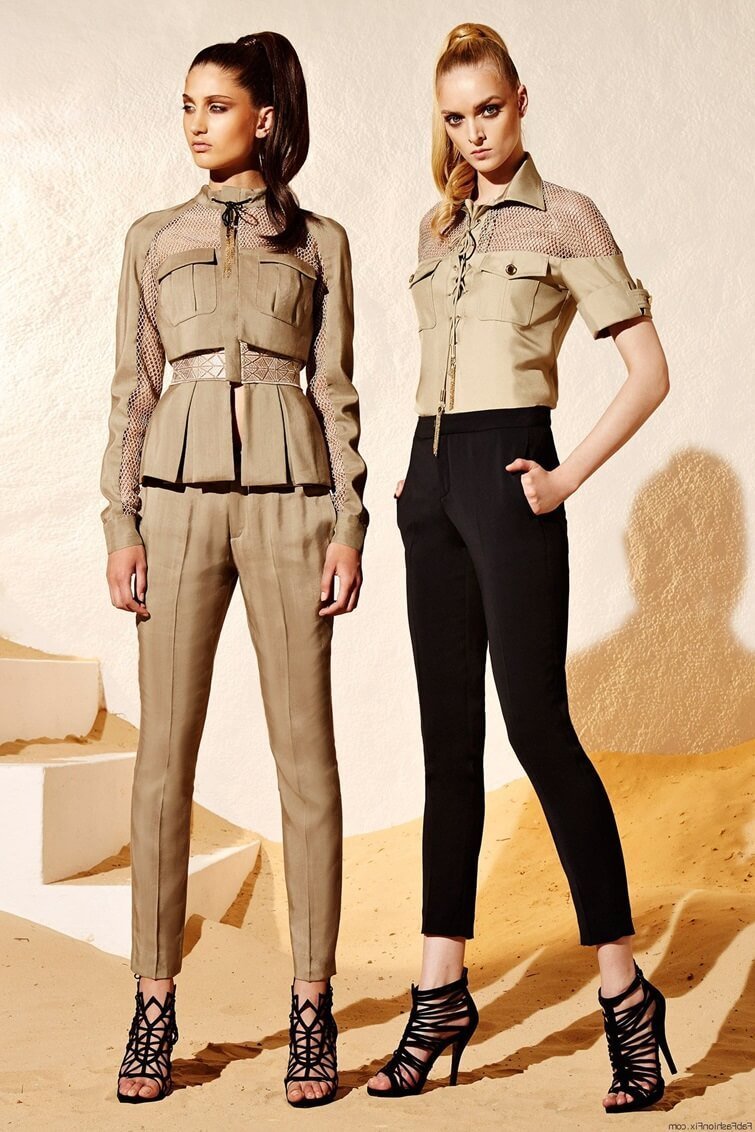 Стиль сафари колониальный женский