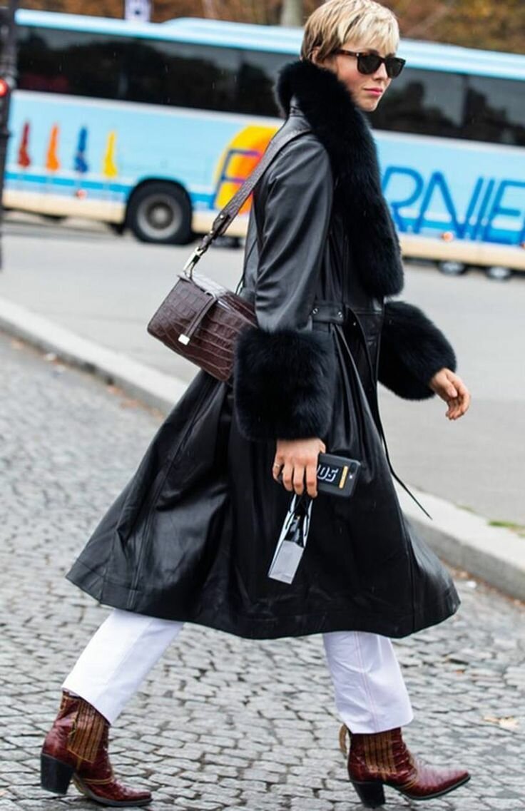 Казаки средней длины с чем носить