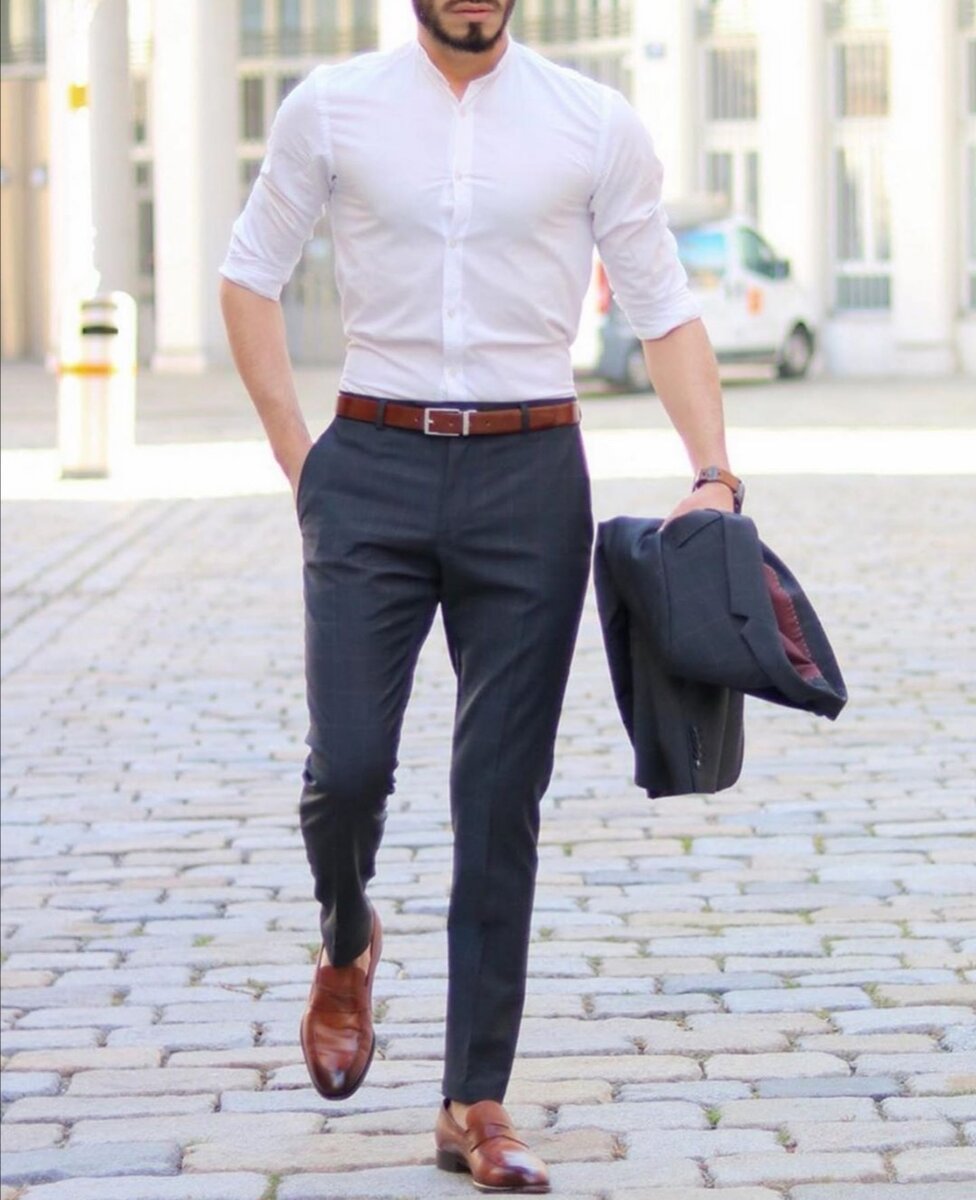 Классический образ для мужчины на лето