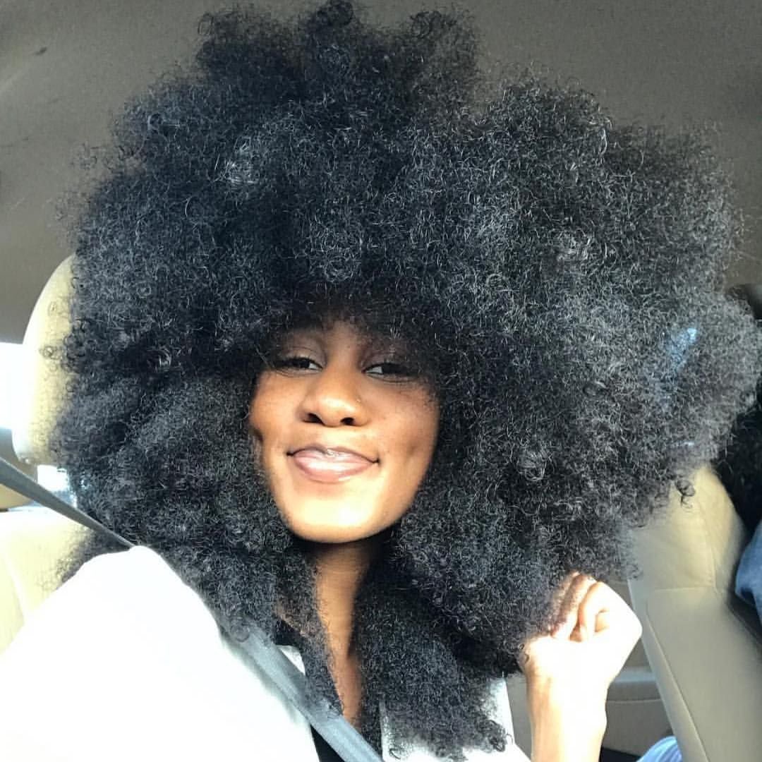 Афро кудри с челкой