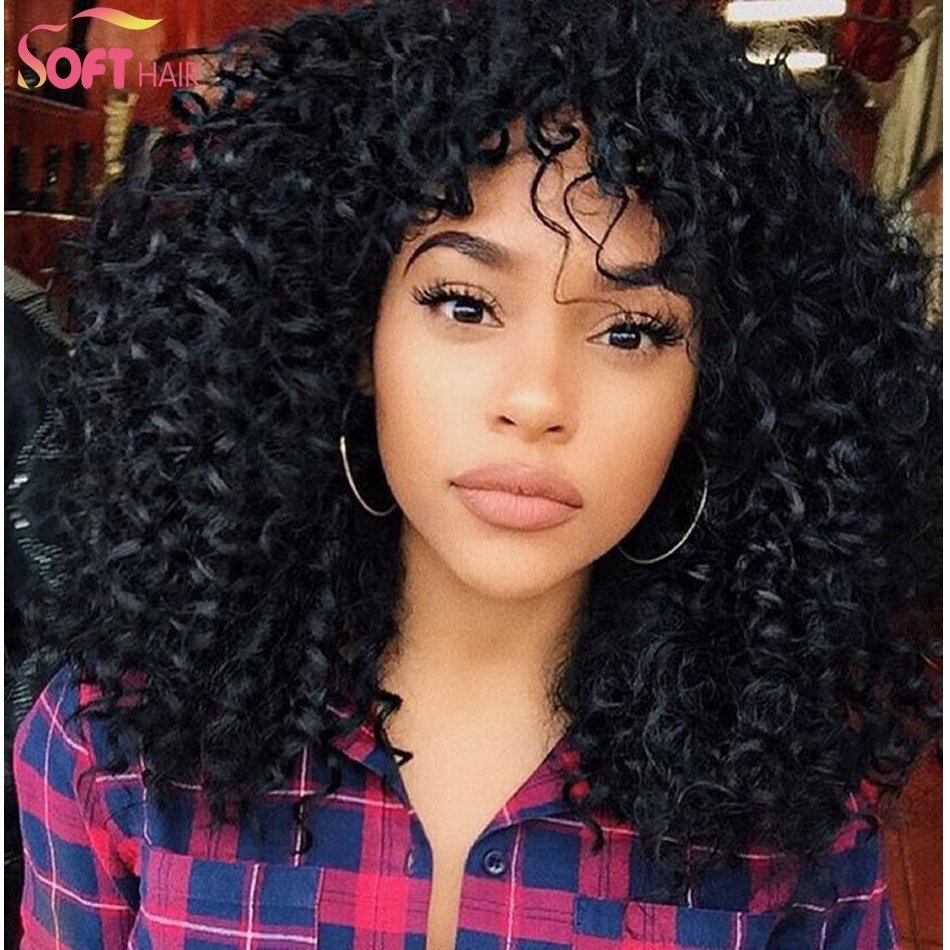 Афро кудри с челкой