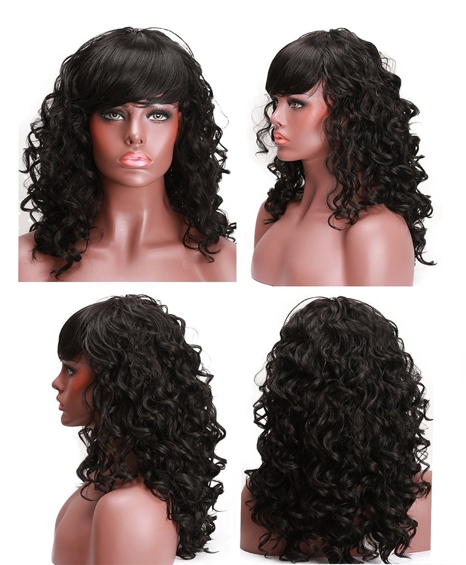 Афро Локоны с челкой