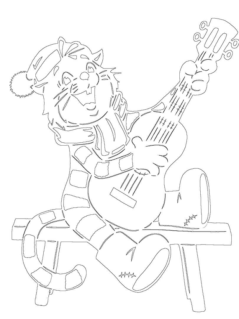 Вытынанки Простоквашино