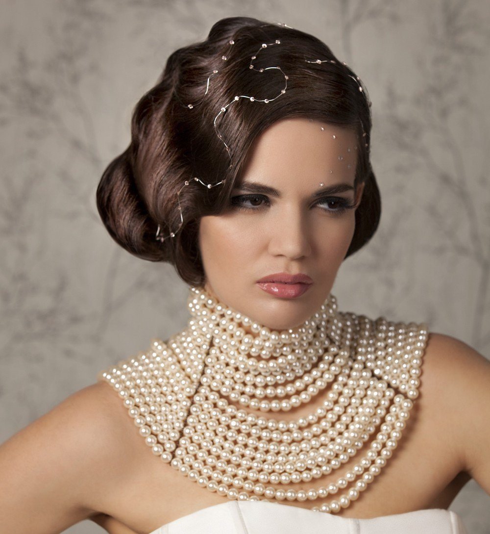 Ретро прическа на каре