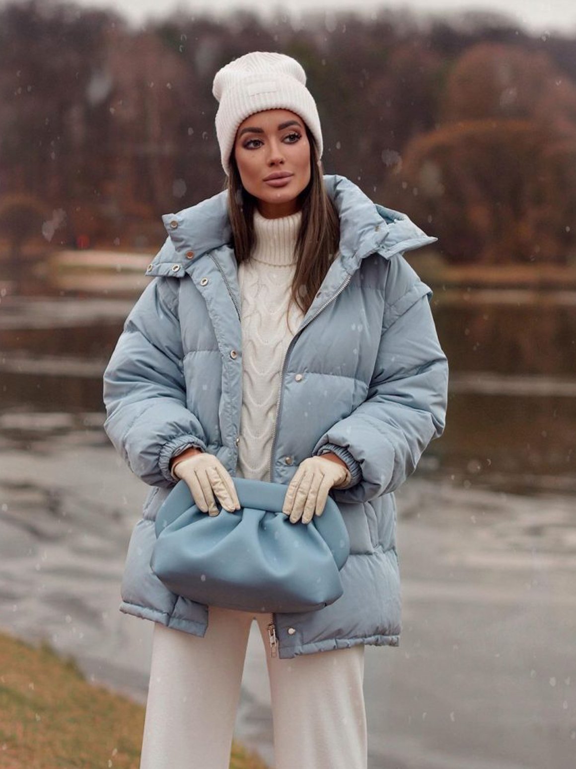 Зимние Луки с пуховиками