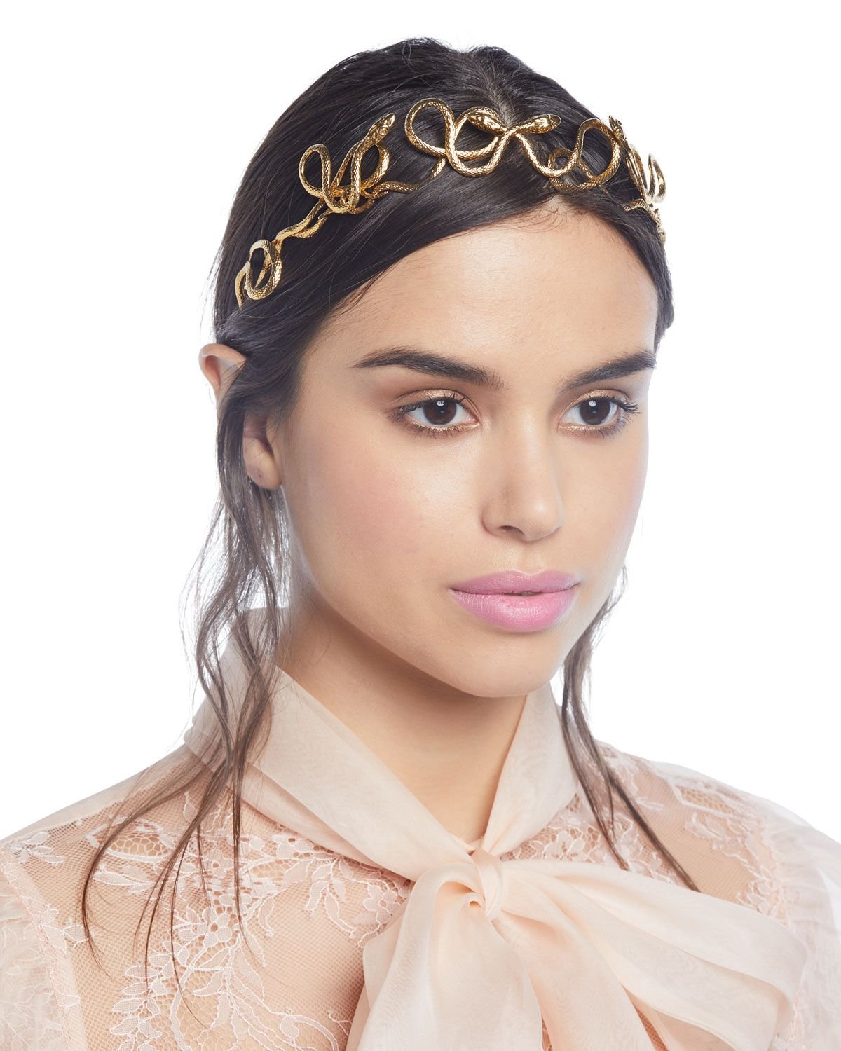 Ободок со змеями для волос