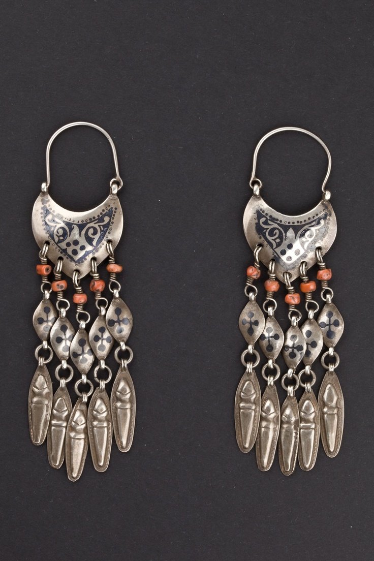 Серьги Бухара старинные