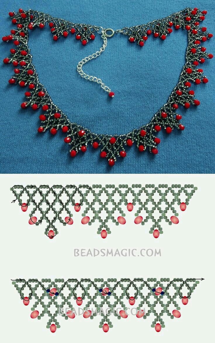 Бисероплетение колье