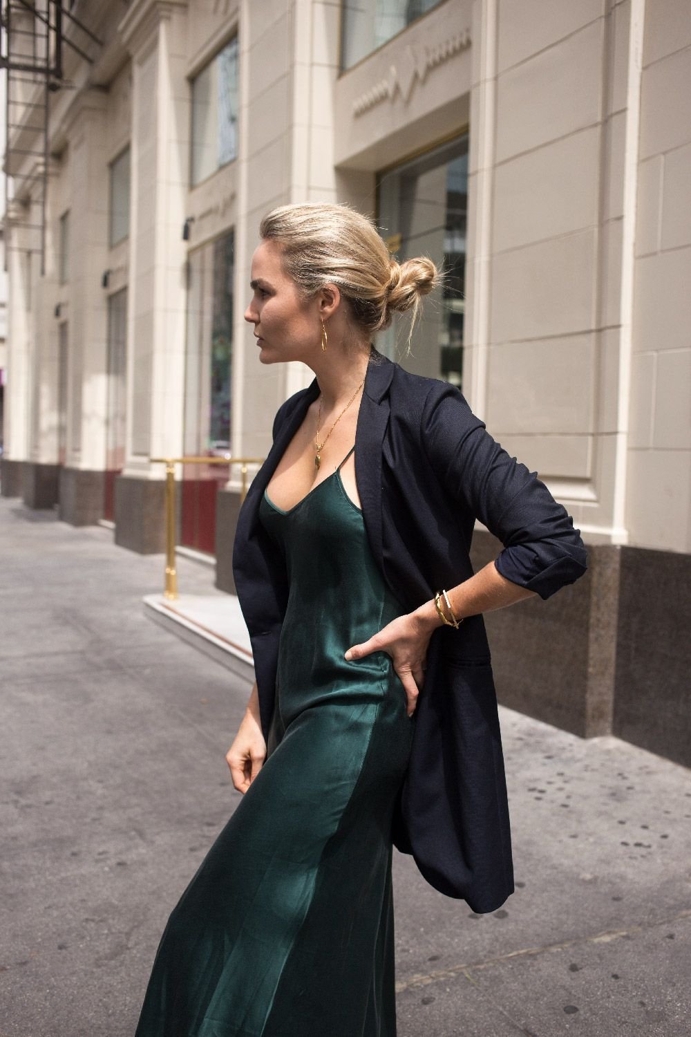 Платье комбинация с пиджаком