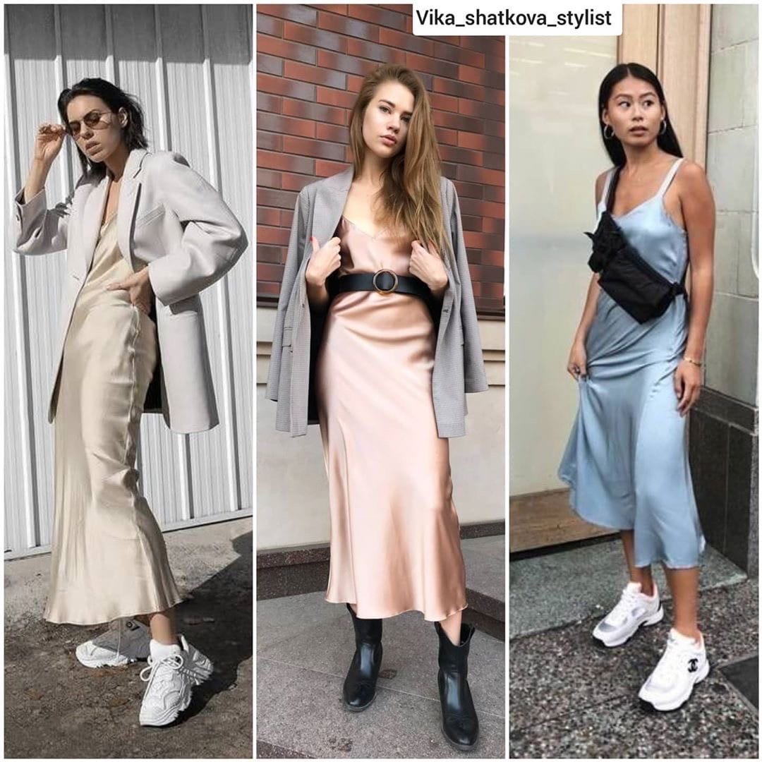 Обувь к платью комбинации