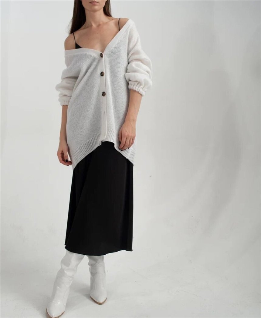 Платье с кардиганом