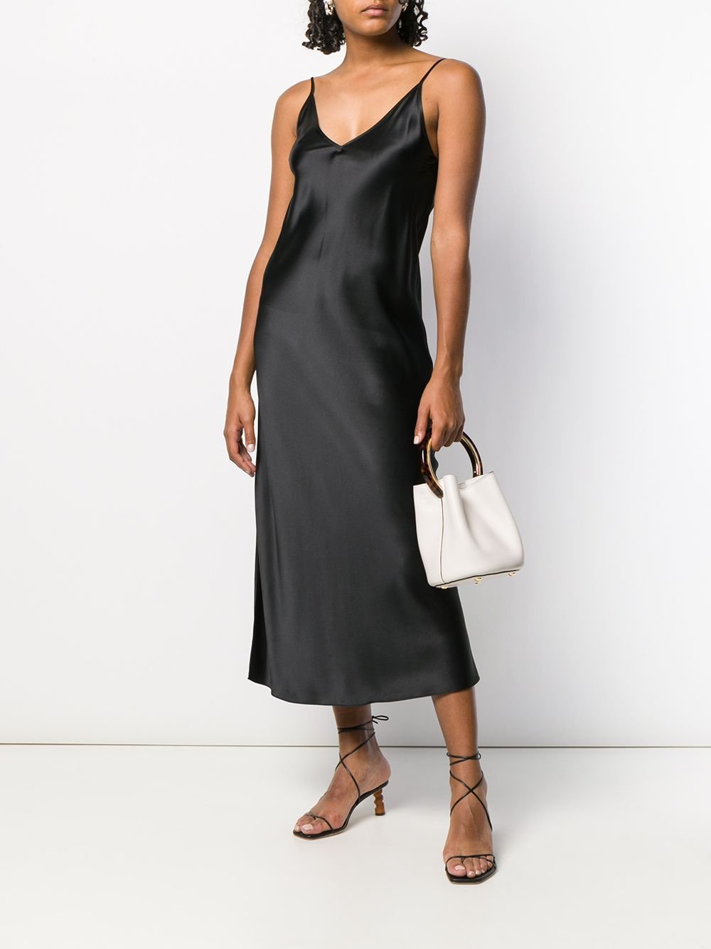 Joseph черное шелковое платье