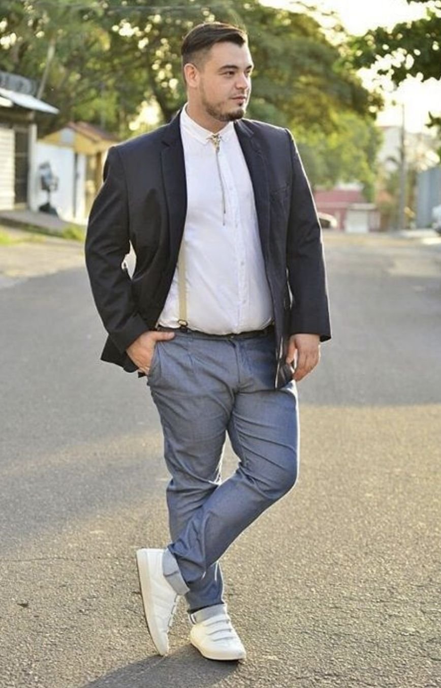 Стильные полные мужчины