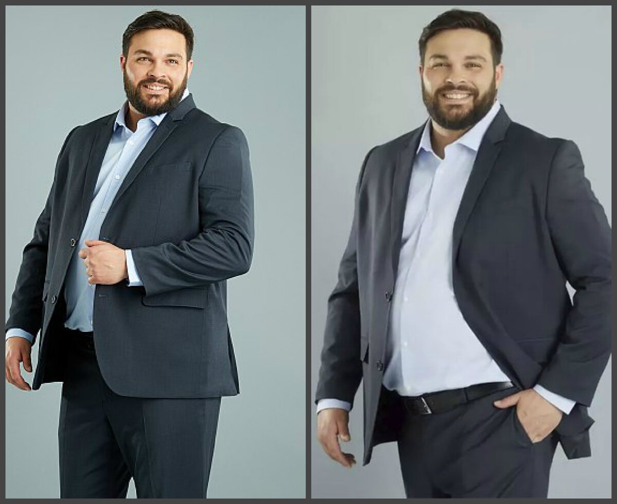 Мода для полных мужчин