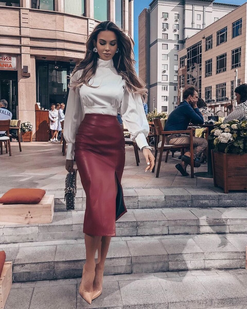 Образы с юбкой карандаш