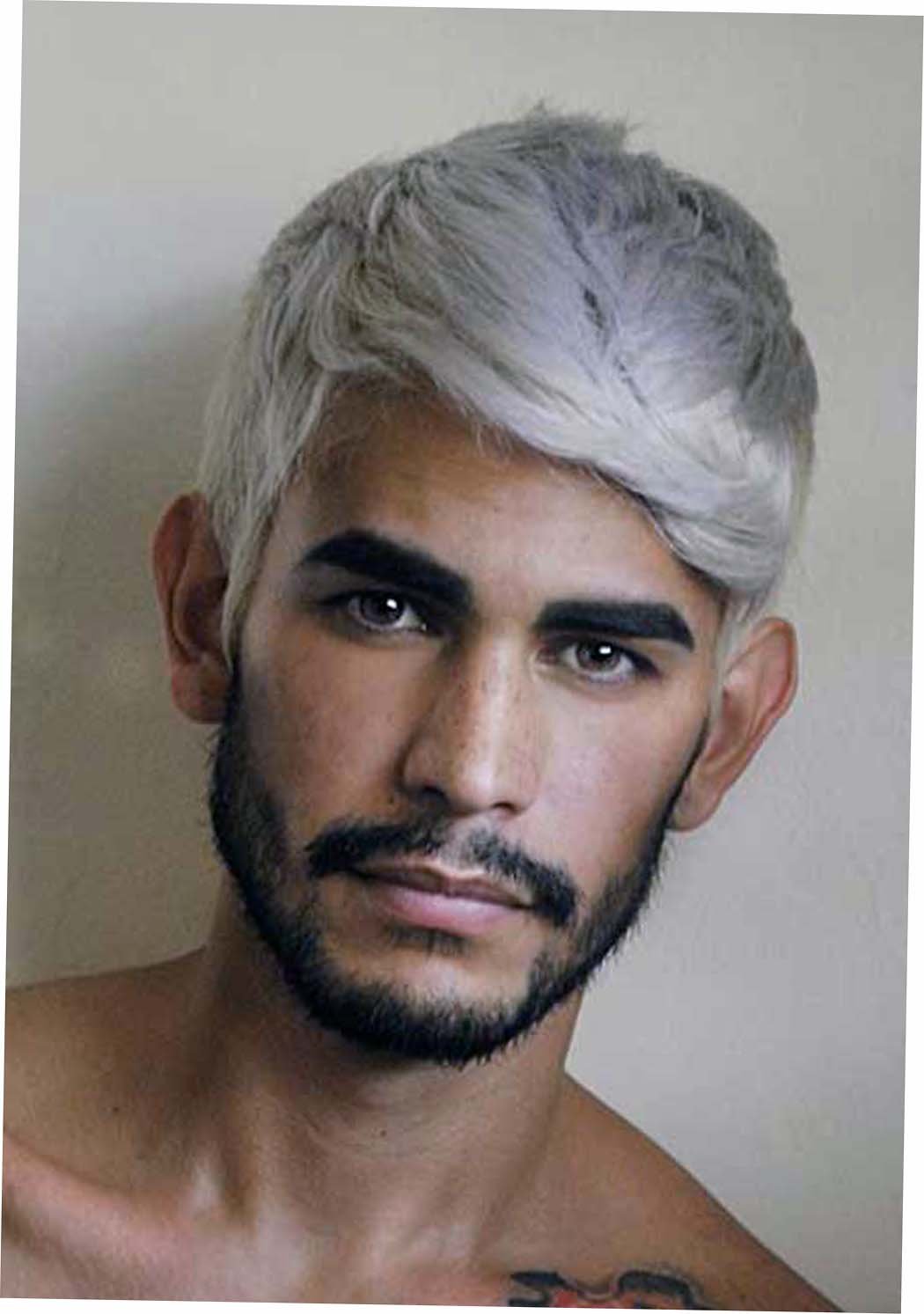 Пепельный цвет волос у мужчин