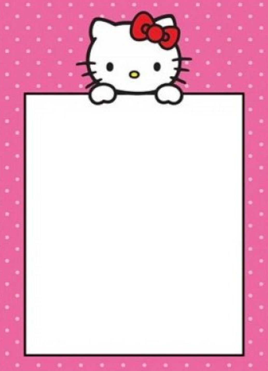 Приглашение на день рождения с Хеллоу Китти