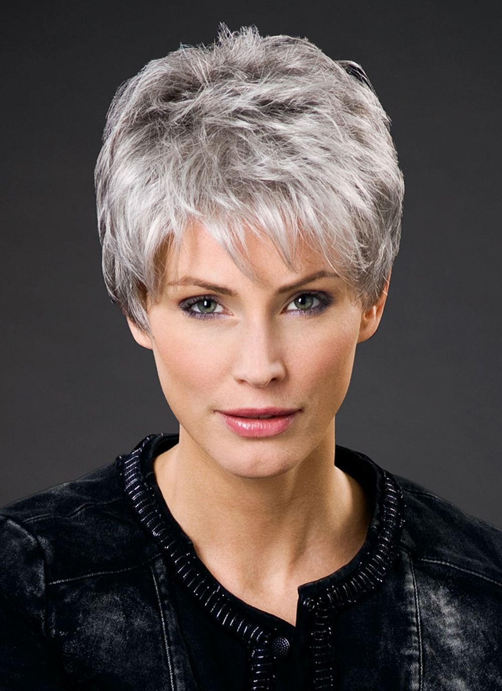 Стрижка Гарсон на короткие волосы для женщин после 60 лет