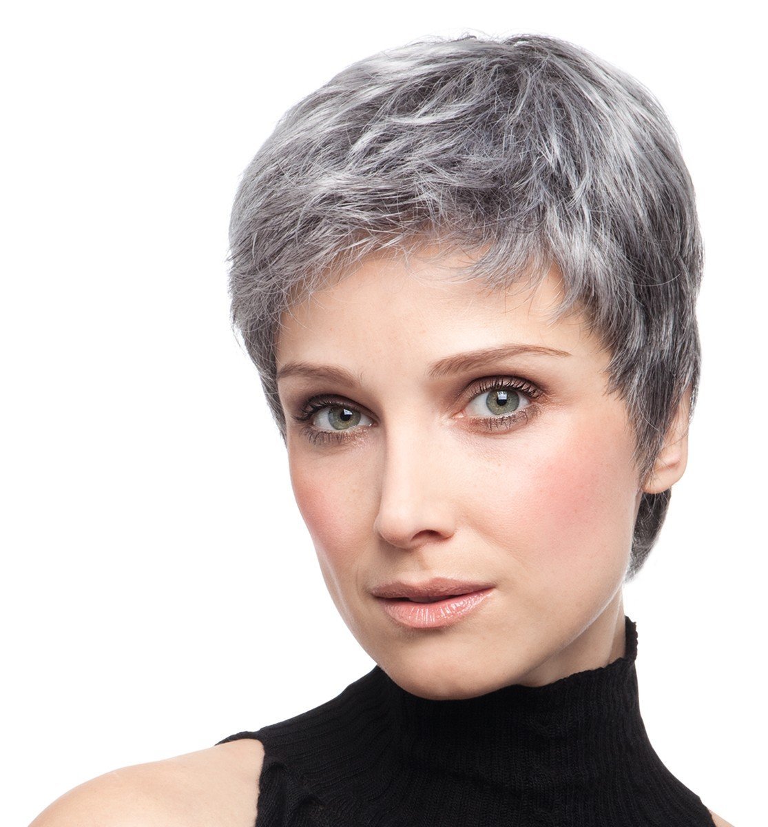 Женские прически для седых волос