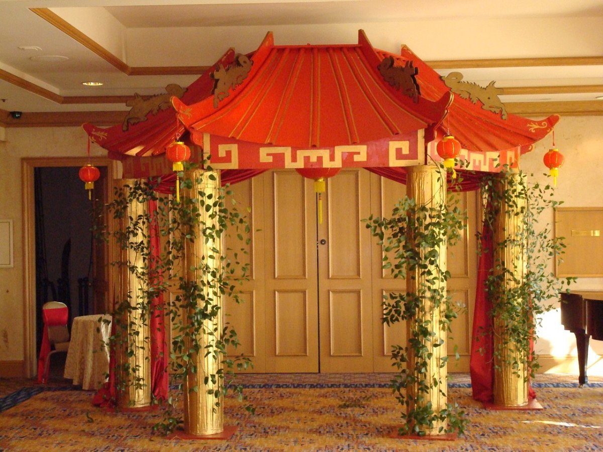 Декорация сцены китайский стиль