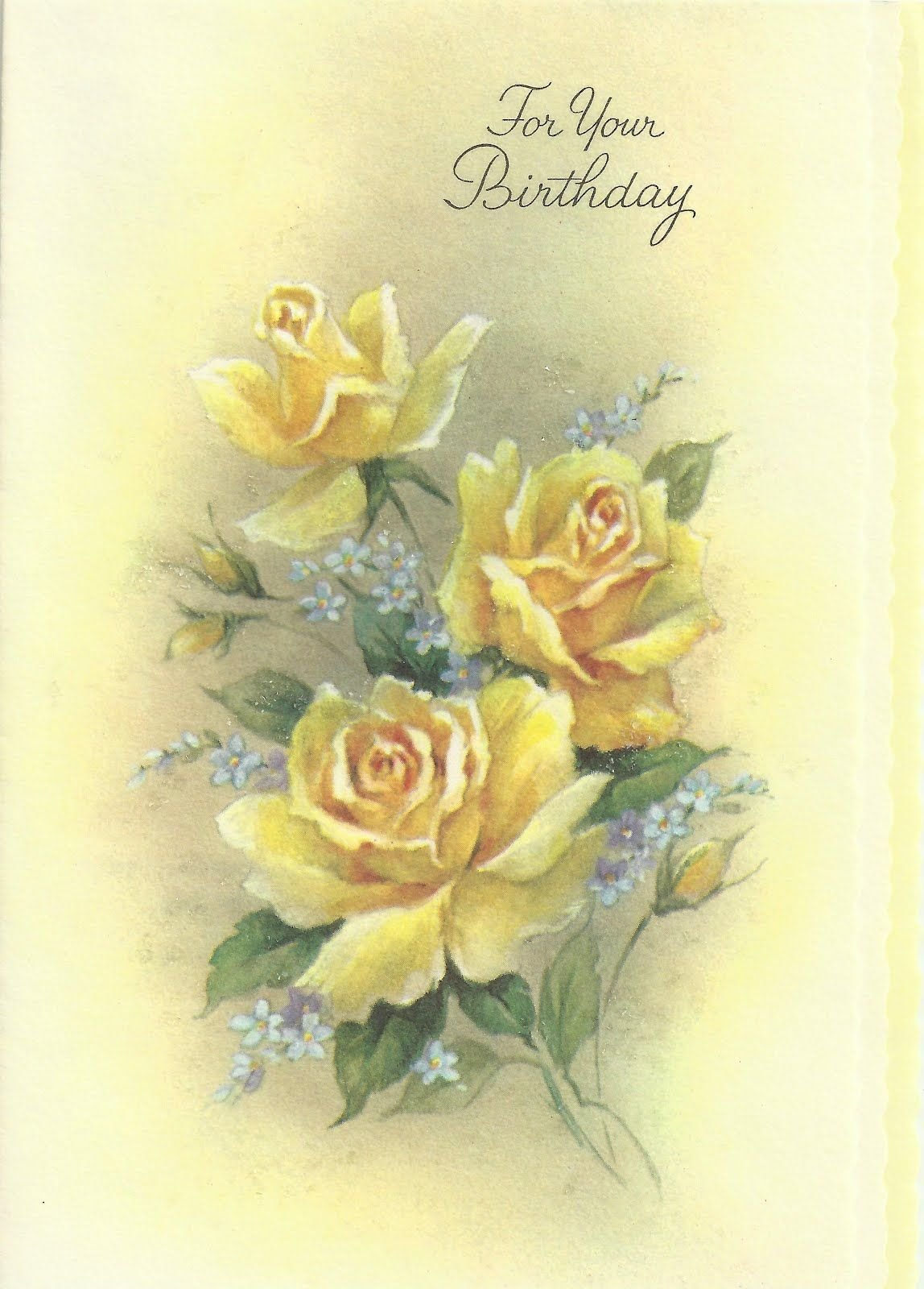 Винтажная открытка с юбилеем