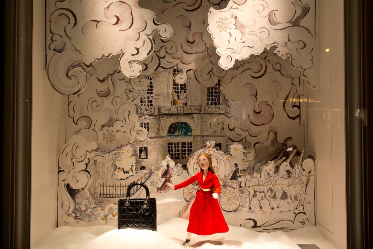 Printemps Haussmann витрины