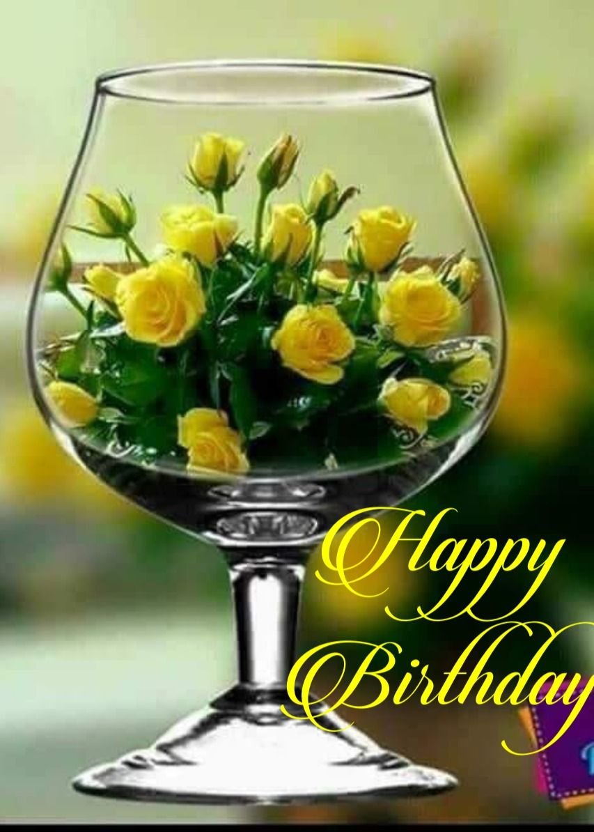 С днём рождения желтые розы с пожеланиями