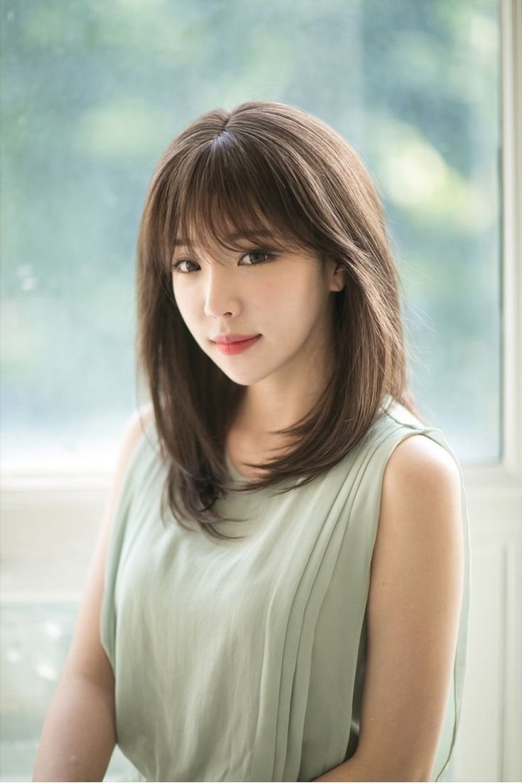 Haircut korean short средние волосы