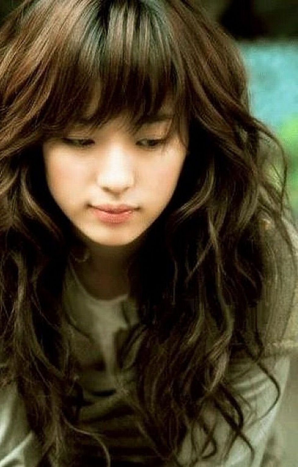 Стрижки на длинные волосы с челкой вьющийся