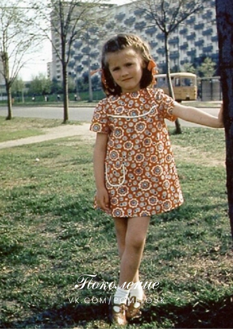Детское платье 70-х годов