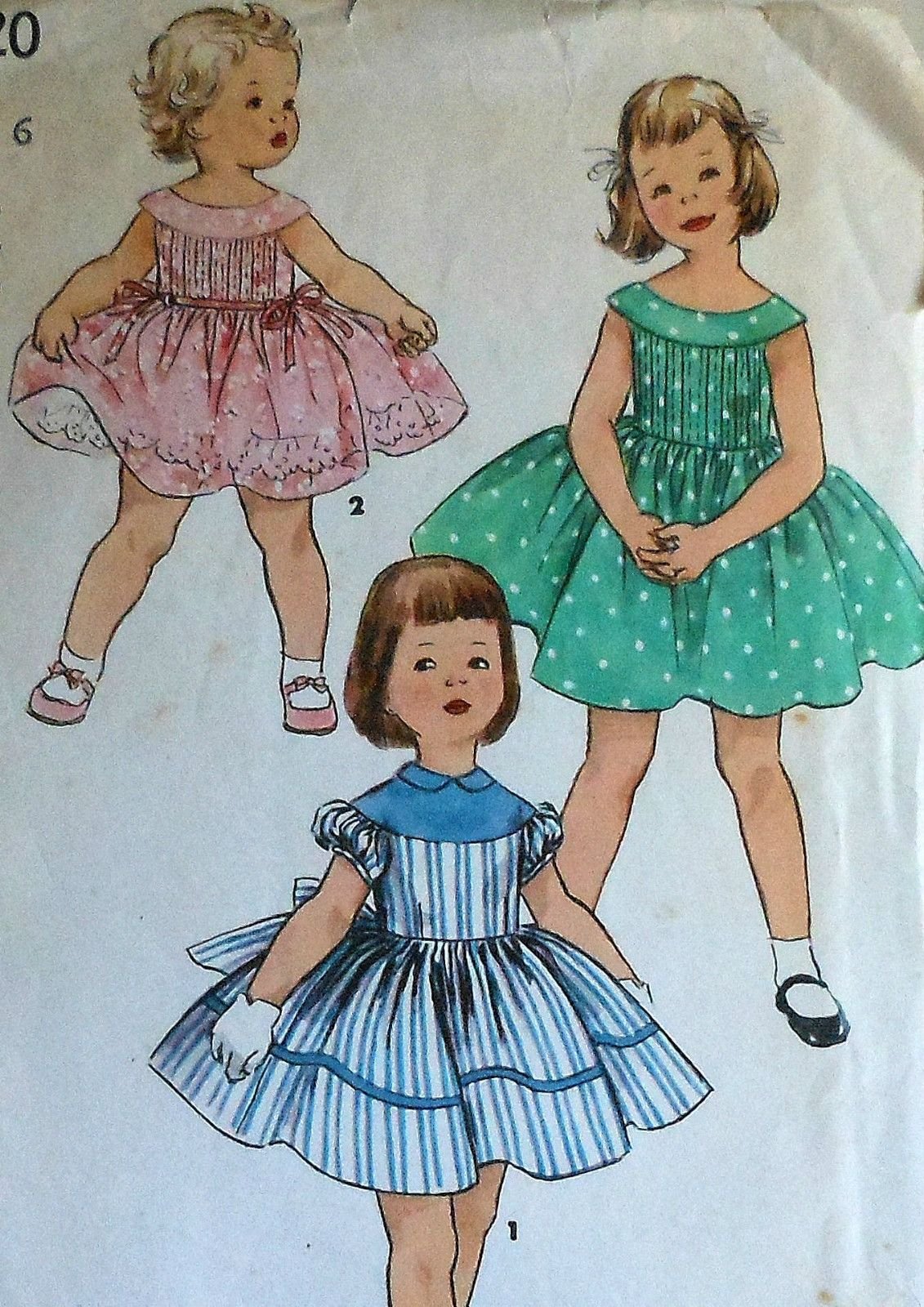 Советские детские платья
