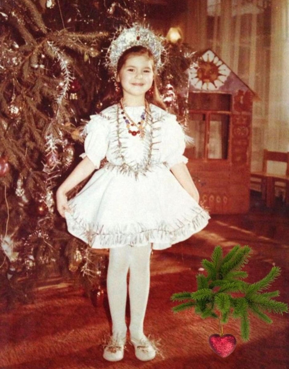 Советское новогоднее детское платье