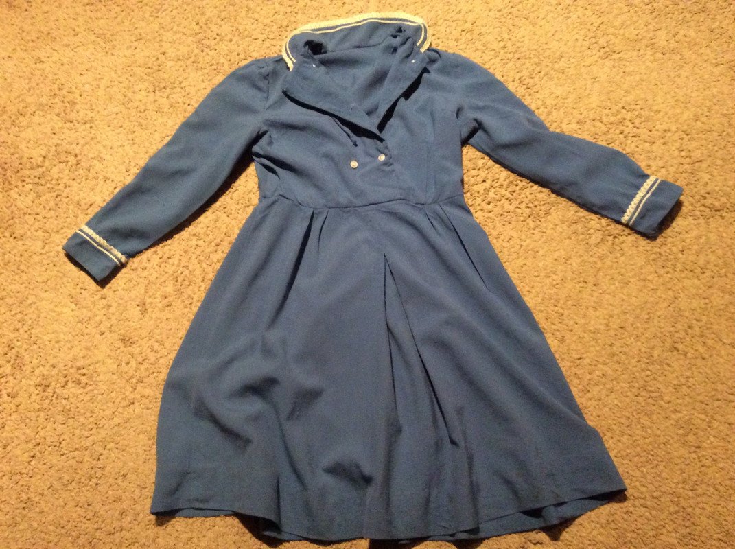 Детское платье красное из СССР 1979 Г