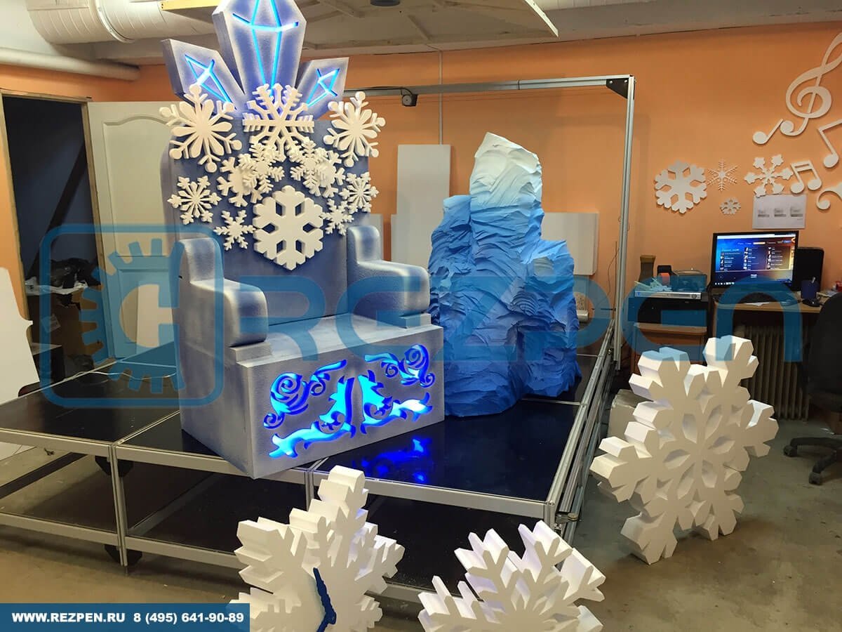 Трон Деда Мороза Интердизайн