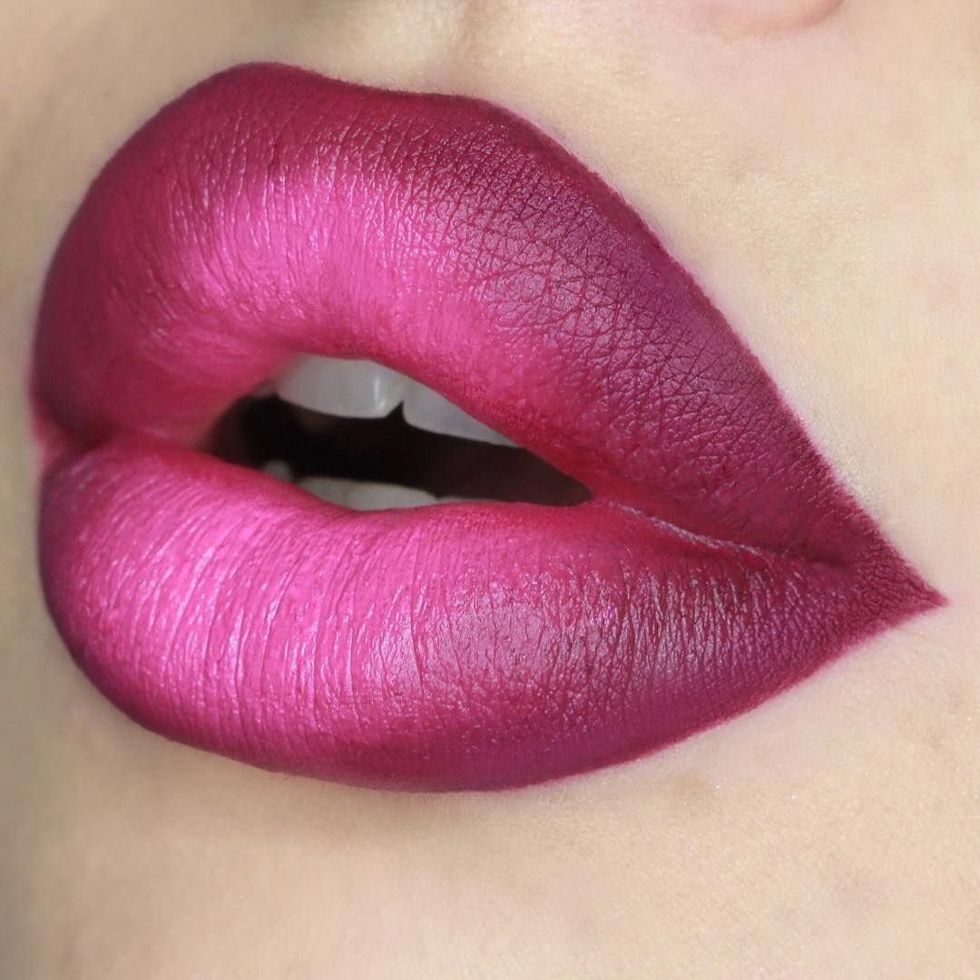 Губы двумя оттенками