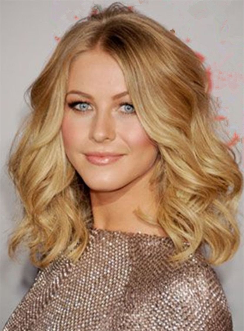 Локоны на средние волосы