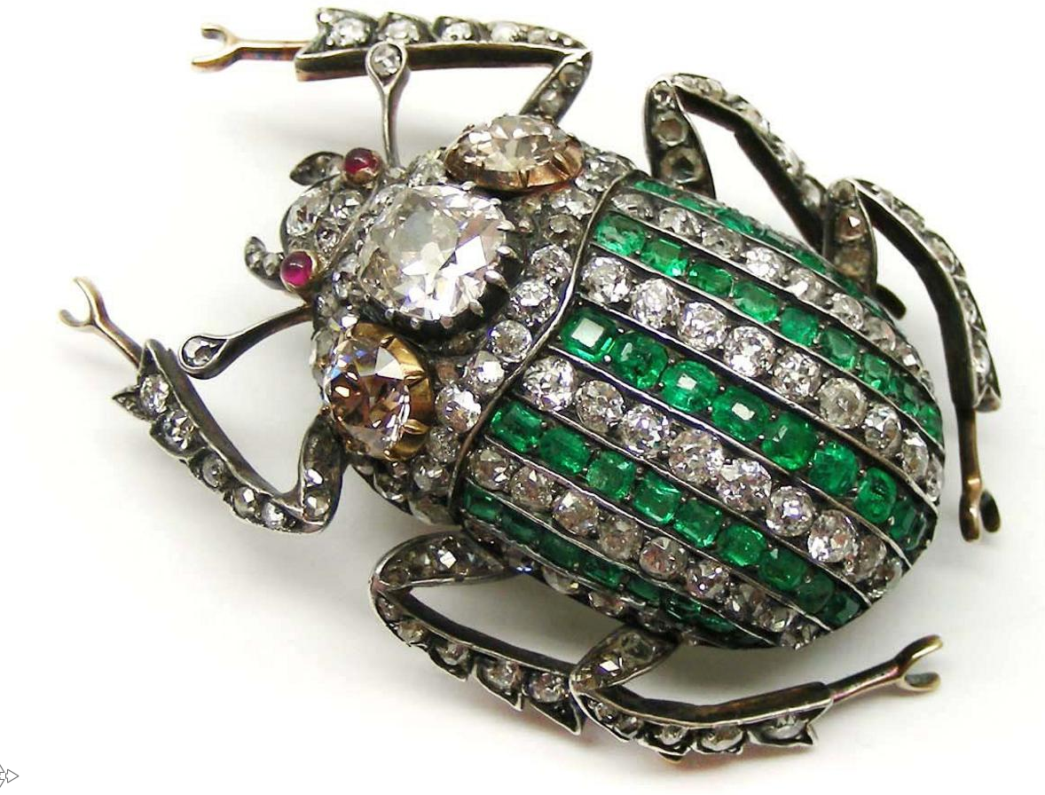 Карл Фаберже ювелирные украшения жуки