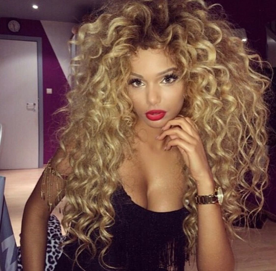 Афрокудри блонд Ариель