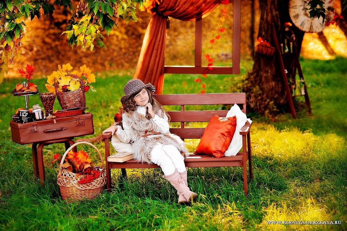 Осенний детский фотопроект
