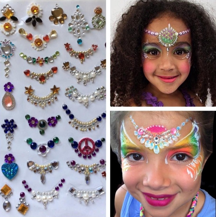 Стразы для аквагрима