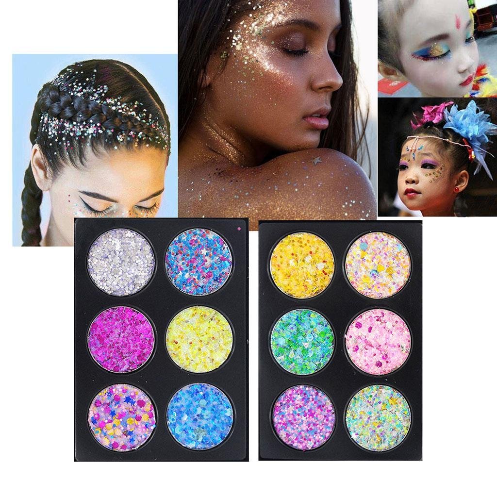 Глиттер детский макияж