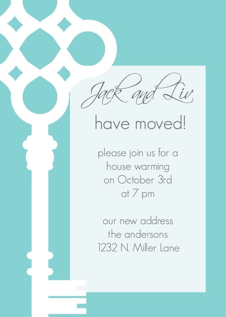 Оригинальное приглашение на новоселье