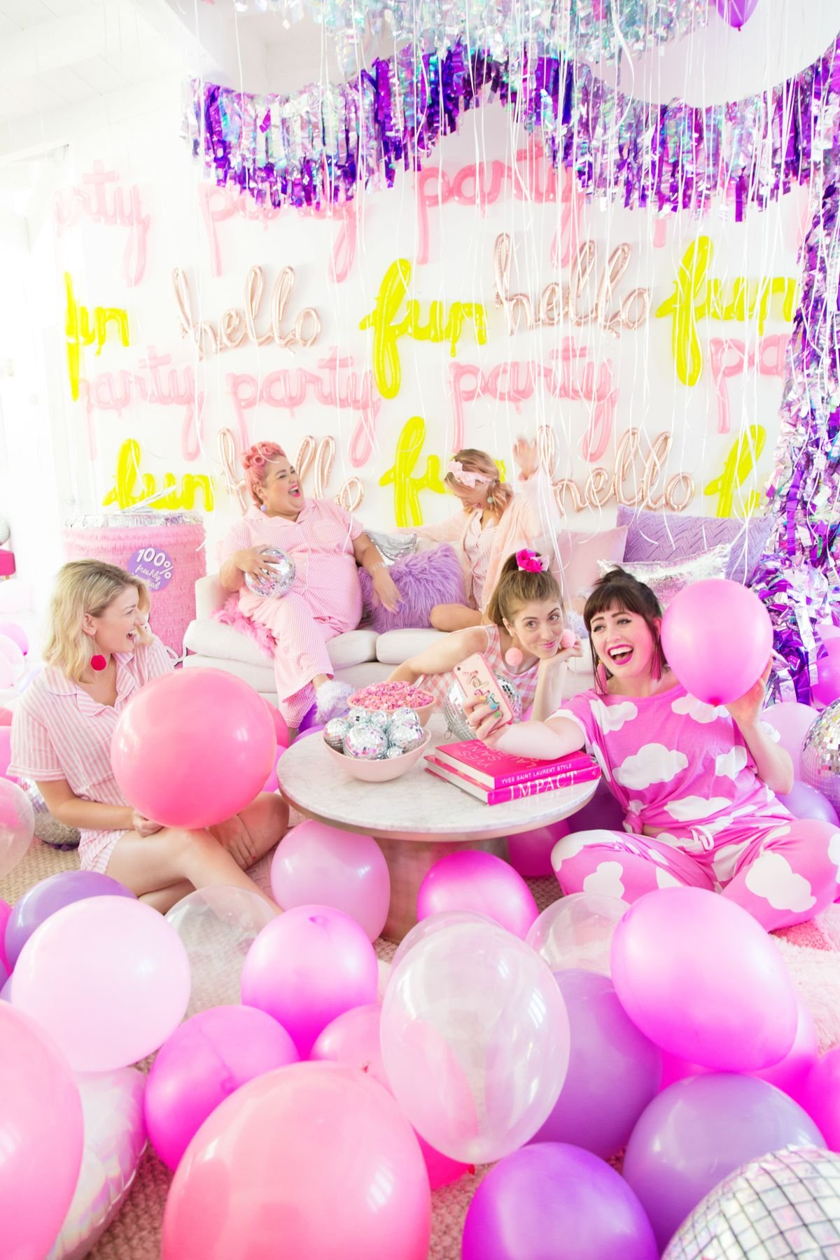 Украшения для пижамной вечеринки