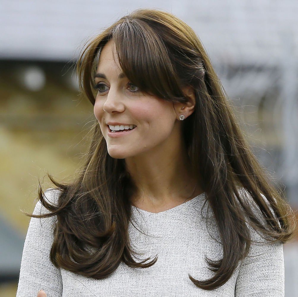 Кейт Миддлтон с челкой