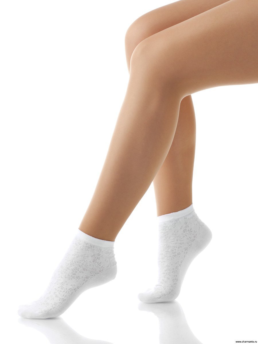 Носки белые женские