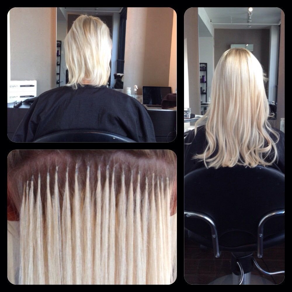 Наращивание и окрашивание волос