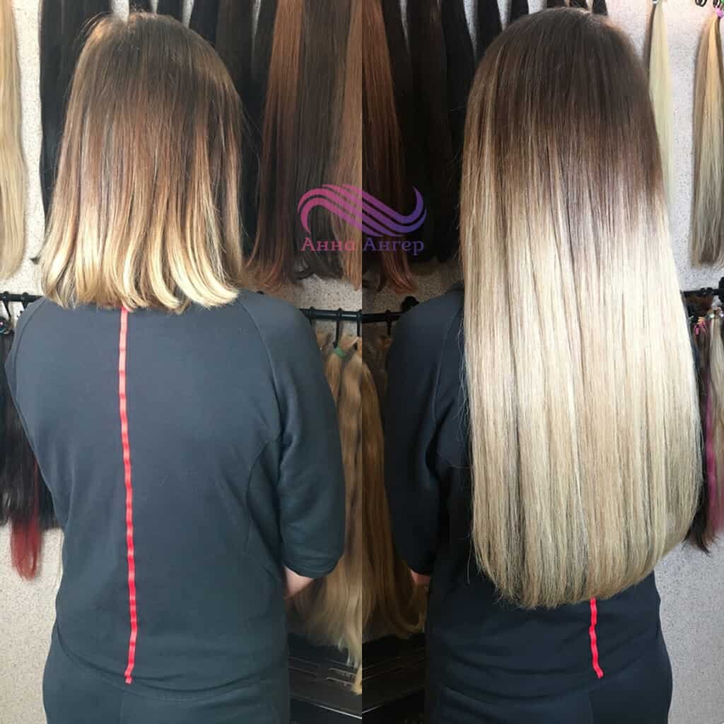 250 Прядей микрокапсульного наращивания
